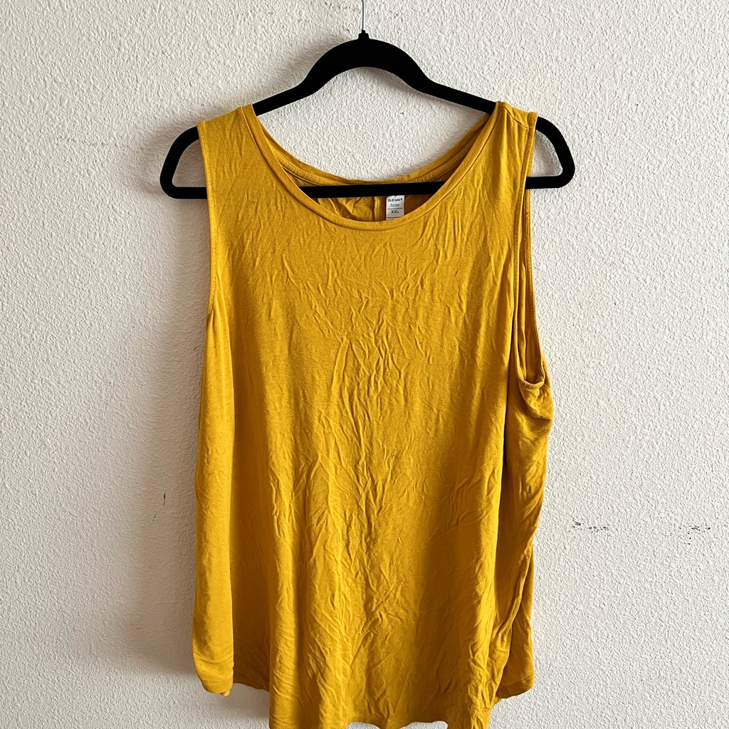 Old Navy Yellow Basic Tank